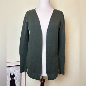 Lululemon Cardigan Women Size 4 Olive Green Long Sleeve Thumbhole